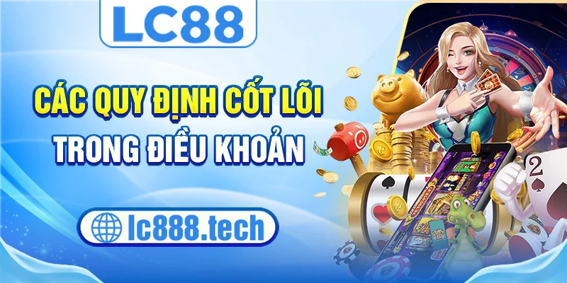 Các quy định cốt lõi trong điều khoản